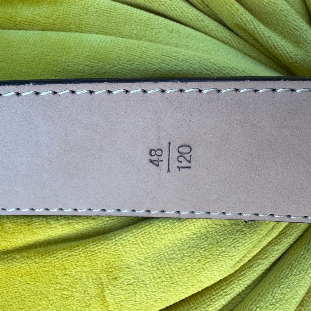 Louis Vuitton Brown Monogram Canvas Belt with Silver LV Buckle - Picture 3 of 5
